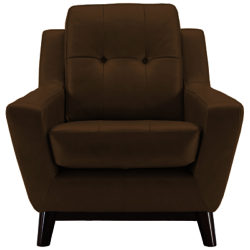 G Plan Vintage The Fifty Three Leather Armchair Capri Leather Mushroom